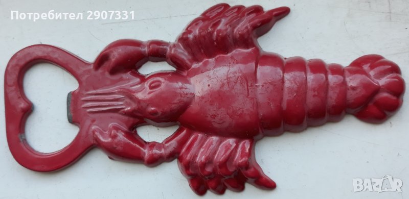отварачка за бутилки във формата на рак. Италия, снимка 1