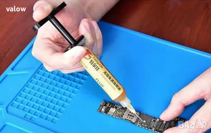 Метално бутало за паста за запояване флюс тинол (за спринцовка), снимка 1