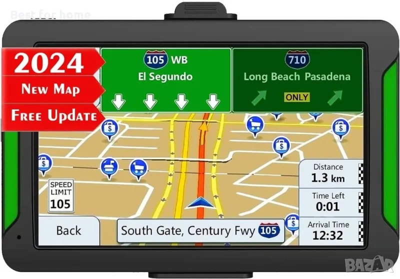 GPS навигатор за кола 256-16GB 7"NAVRAF , снимка 1