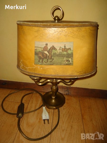 Стара английска нощна лампа, снимка 1