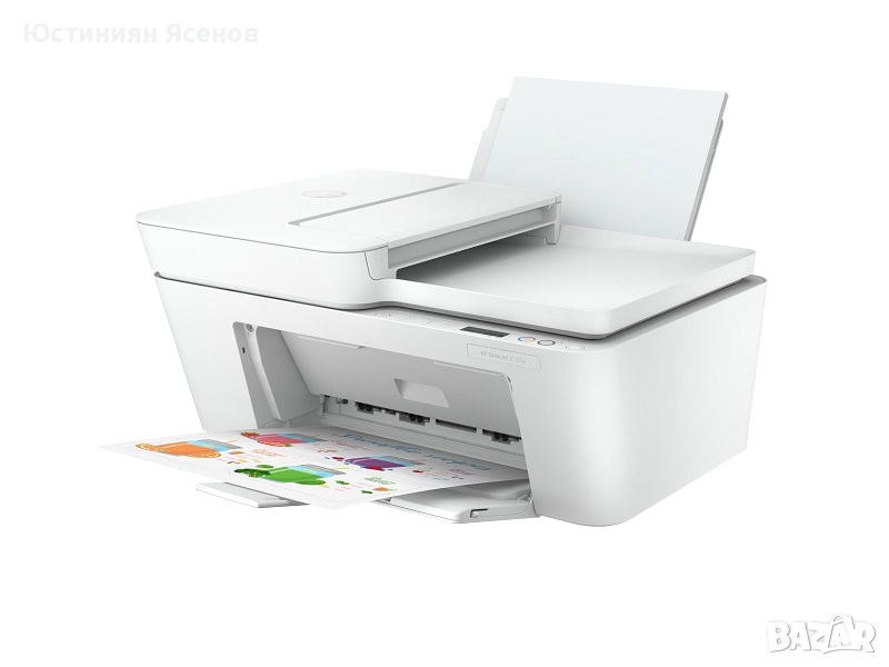 Продавам HP DeskJet 4120e – МФУ (принтер, скенер, копир) с Wi-Fi и Blu, снимка 1