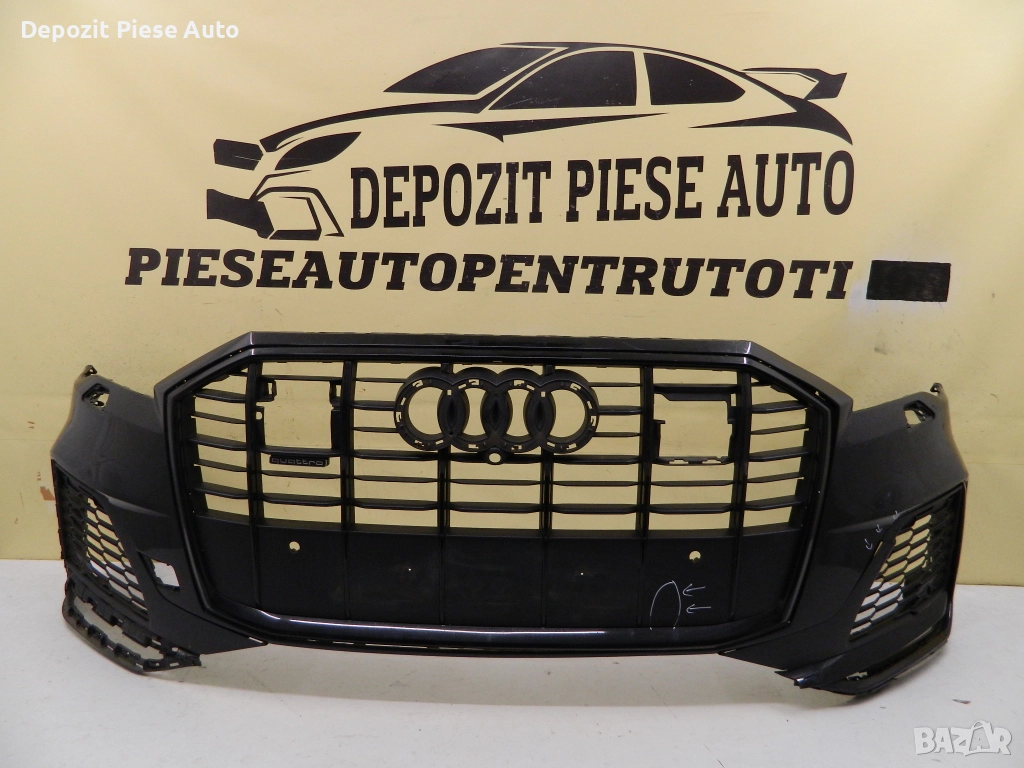 Предна броня Audi Q7 4M facelift S-Line, 2020, 2021, 2022, 2023, 2024, оригинален код 4M0807437Q, снимка 1