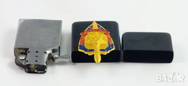 Комплект бензинова запалка КГБ + удостоверение КГБ, снимка 8 - Колекции - 48146254