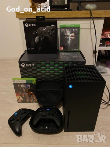 Xbox series X + геймпад elite series 2+ 2 игри