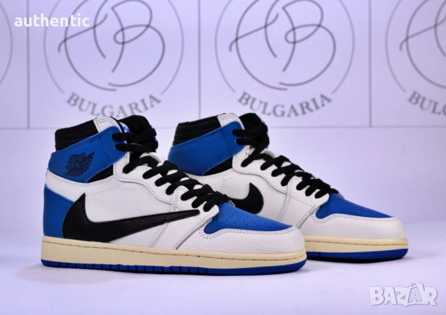 Nike Air Jordan 1 x Travis Scott, Travis Scott Fragment Мъжки Дамски Маратонки, снимка 6 - Ежедневни обувки - 34310745
