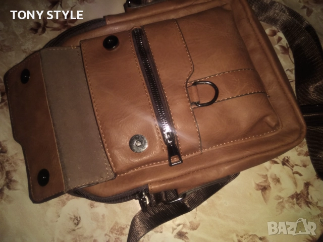 Нова Кожена Мъжка Чанта , снимка 14 - Чанти - 51610569