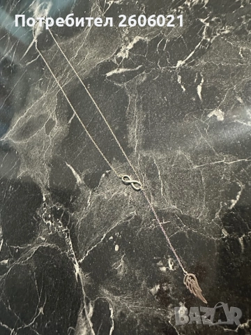 Сребърни синджири с висулки!, снимка 4 - Колиета, медальони, синджири - 51701872