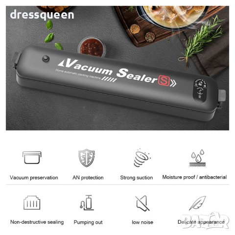 4118 Машина за вакуумиране на храна , снимка 13 - Други стоки за дома - 44014380