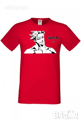 Мъжка тениска The Seven Deadly Sins Meliodas 03,Анимация,игра,Празник,Повод,, снимка 3 - Тениски - 37977082