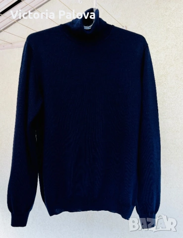 JOOP! Donte-NK – дизайнерски премиум пуловер, копринено усещане, рядко предложение, снимка 6 - Пуловери - 53584909