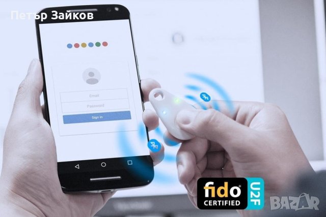 Ключ за сигурност Feitian MultiPass FIDO K13, бял, снимка 2 - Друга електроника - 42938301