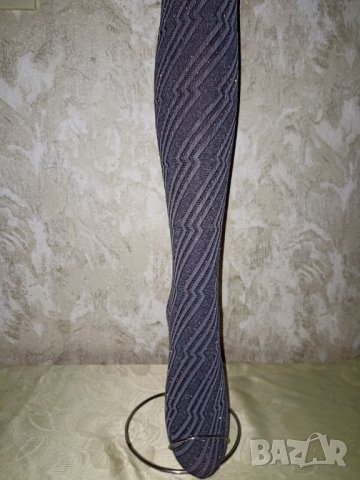 Нов чорапогащник с диагонални зигзагообразни ивици с брокат , снимка 6 - Бельо - 39654154
