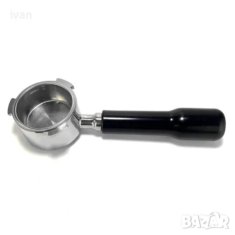 ръкохватка за кафемашина за филтър без дъно Edream, Черна дръжка, 51 мм, съвместим с Delonghi, снимка 2 - Кафемашини - 49939738