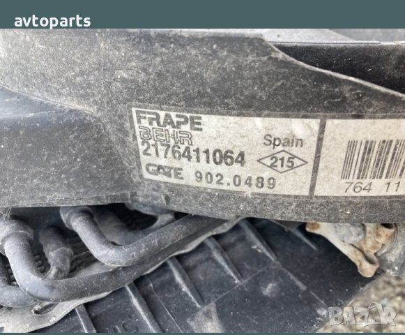 Renault laguna 1998г 1.8i воден климатичен радиатор и перки, снимка 4 - Части - 40730334