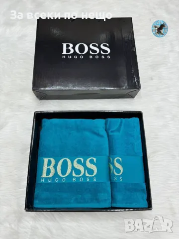 Hugo Boss🔝Gucci Луксозни Хавлии - 2бр. в кутия - Налични Различни Цветове Код D2158, снимка 6 - Хавлиени кърпи - 49423646