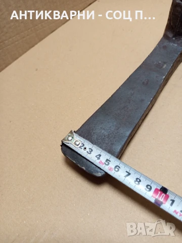 Соц Стара Ръчно Кована Кирка Тегло 2.9кг., снимка 9 - Антикварни и старинни предмети - 51184263