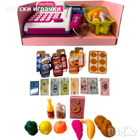Детски касов апарат със светлини и звуци, снимка 5 - Образователни игри - 49510708