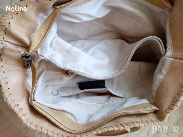 Продавам италианска дамска чанта естествена кожа, снимка 4 - Чанти - 50274699