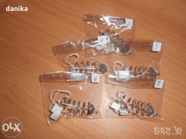 Рибарски пружини вързани  , хранилка 