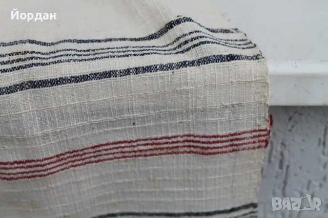 Ръчно тъкан ленен плат за кърпи, снимка 4 - Платове и дамаски - 50223704
