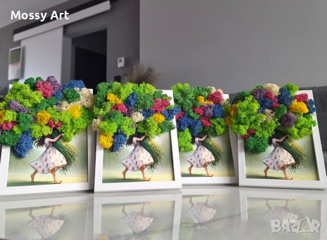 За 8-ми Март декорации със скандинавски мъх, снимка 11 - Други - 53267316
