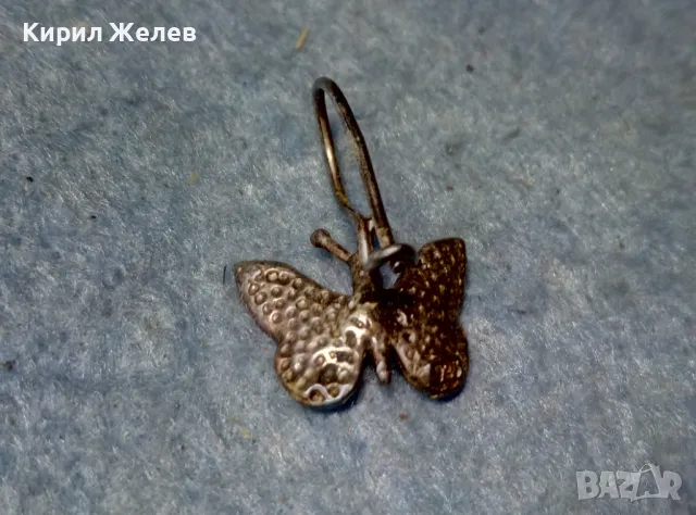 ПРЕКРАСНА ФИГУРАЛНА ЕМАЙЛИРАНА СРЕБЪРНА ОБЕЦА ПЕПЕРУДА СРЕБРО 925 ФИНА РЪЧНА АРТ ИЗРАБОТКА 49615, снимка 9 - Обеци - 49071106