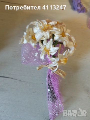 Ръчно изработени магнити – мини букети, снимка 5 - Други - 53190183