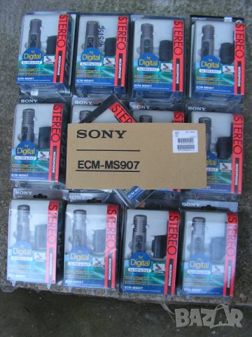 Стерео микрофон Sony ECM MS910 нов и употребяван, снимка 5 - Микрофони - 11223765
