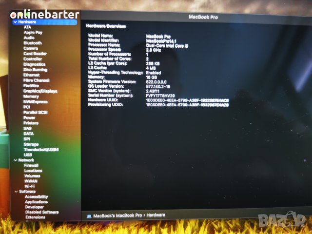 Macbook pro А1708, снимка 6 - Работни компютри - 43451075