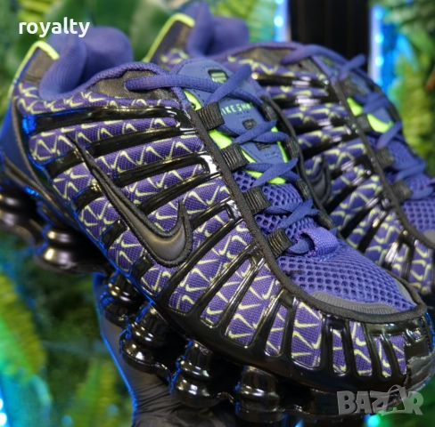 Мъжки маратонки Nike Shox TL Black and Blue, снимка 3 - Маратонки - 51636589