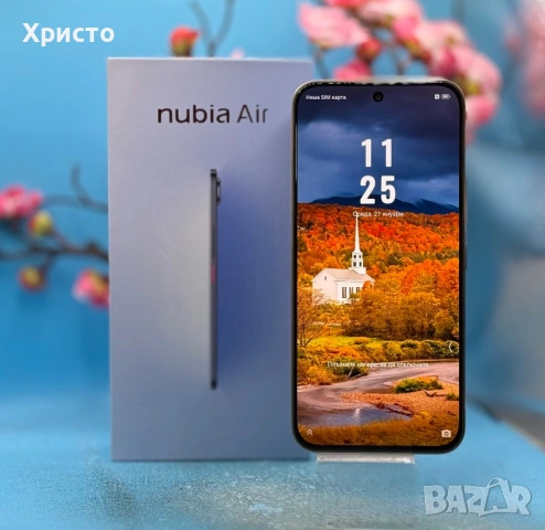 Смартфон ZTE nubia AIR, Dual SIM, 8GB, 256GB, 5G, Titanium Desert  , снимка 3 - Други - 53207718