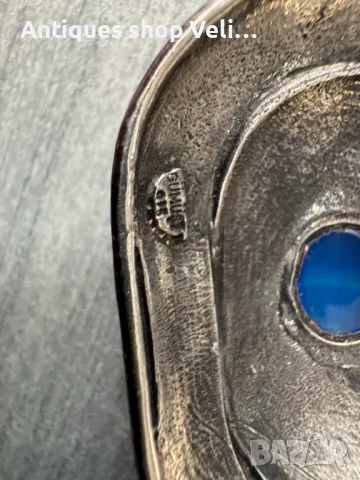 Винтидж сребърно колие №6825, снимка 4 - Антикварни и старинни предмети - 50110190