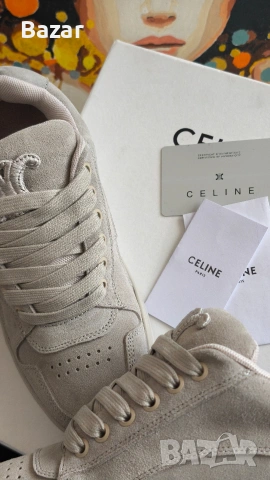 Celine Обувки Велур Пълен Комплект Размер 39, снимка 13 - Дамски ежедневни обувки - 53260085