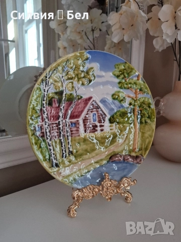 Декоративна чиния , снимка 2 - Декорация за дома - 51731281