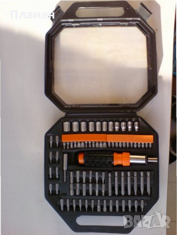 Отвертка с вложки и накрайници, комплект 78 части,Gadget tools Нови !, снимка 5 - Отвертки - 35339657
