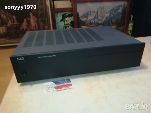 NAD POWER AMPLIFIER-СТЕРЕО СТЪПАЛО ВНОС SWISS 2412231300, снимка 8 - Ресийвъри, усилватели, смесителни пултове - 43534027