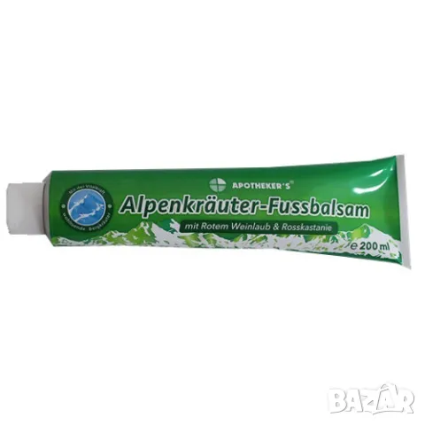 Алпенкройтер Apoteker’s балсам за крака и вени с алпийски билки от Германия , снимка 2 - Козметика за тяло - 48455083