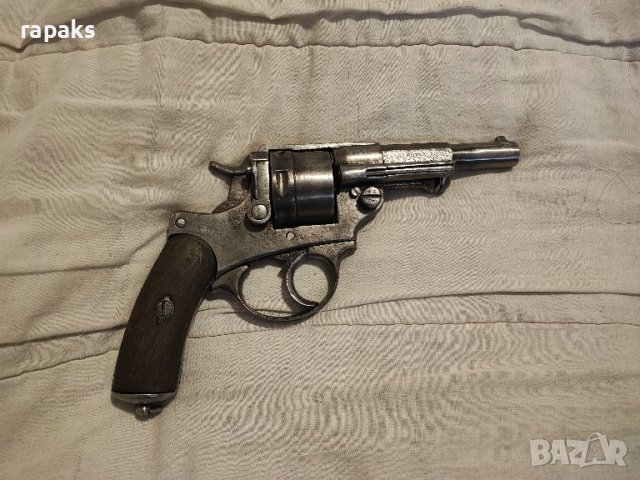 Револвер, Колекционерски пистолет с барабан. Френски чернобарутен пищов, пищак

, снимка 8 - Антикварни и старинни предмети - 44070913