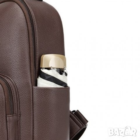 Дамска раница Естествена кожа Brown 1154, снимка 14 - Чанти - 44000285