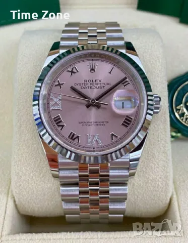 Rolex Datejust 36mm Two-Tone Rose Gold MOP Dial Automatic Дамски Различни Варианти, снимка 16 - Дамски - 48183169