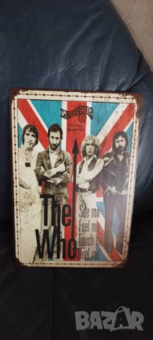 The WHO- Live in  Stonehenge Rock Bar,Saturday ,8 September 1978-метална табела(плакет), снимка 1 - Китари - 39724514