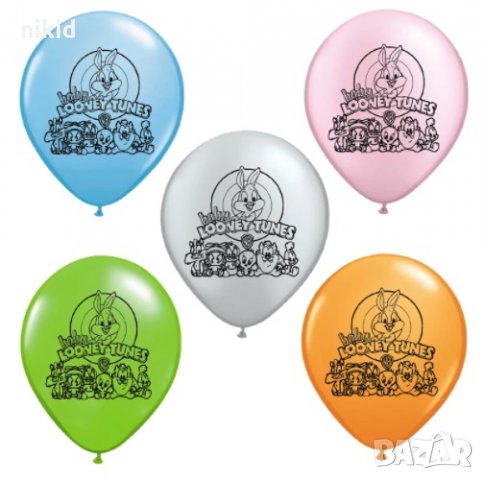 Bugs Bunny Looney Tunes Бъгс Бъни Заек обикновен латекс балон парти рожден ден, снимка 1 - Други - 33372894