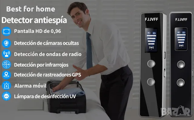 Детектор за скрити камери, GPS, подслушватели и др. FJJVFF, снимка 9 - Комплекти за видеонаблюдение - 47819866