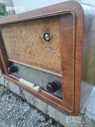 лампово радио Nord Mende Bremen, снимка 3 - Радиокасетофони, транзистори - 50234696