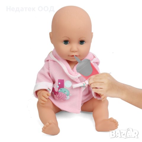 Бебе кукла, с вана и аксесоари, 35.5см, снимка 4 - Кукли - 43728952