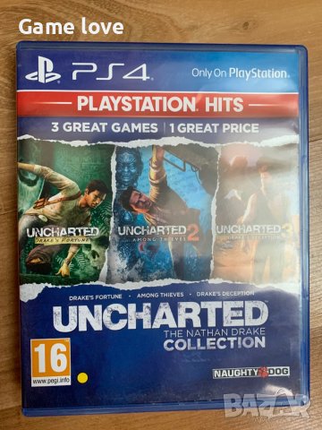 Uncharted collection ps4 PlayStation 4, снимка 1 - Игри за PlayStation - 37552486