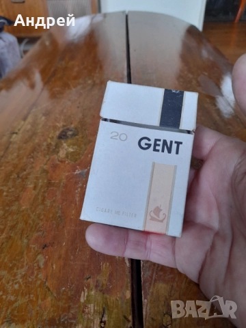 Кутия от цигари Gent, снимка 2 - Колекции - 52940473