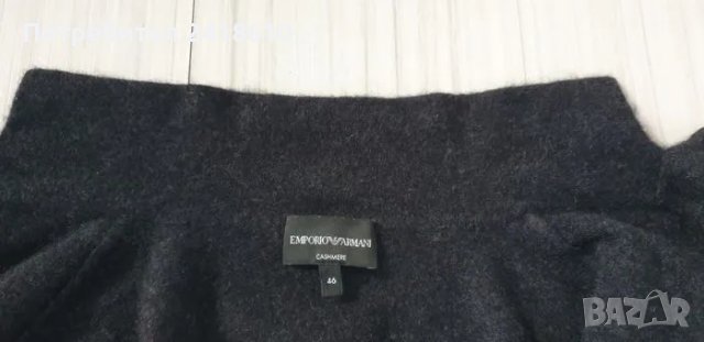 Emporio Armani / Cashmere Mens Size 46 / S - M ОРИГИНАЛ! Мъжка Кашмирена  Жилетка с копчета!, снимка 9 - Пуловери - 48253554