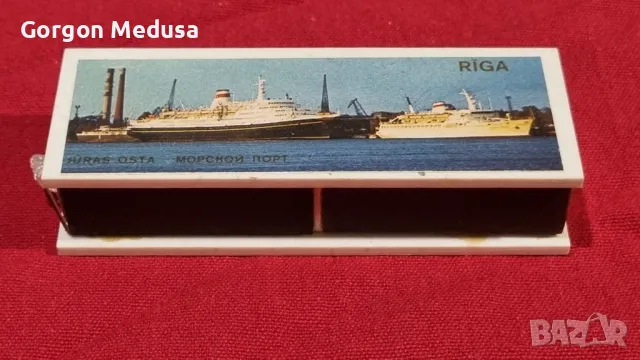 Vintage кибрит Рига СССР , снимка 2 - Антикварни и старинни предмети - 49732788