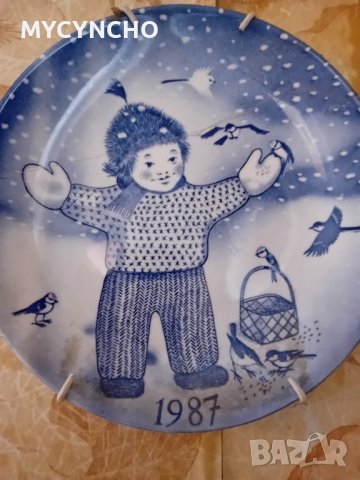 оригинални декоративни шведски чинии, снимка 6 - Чинии - 43295530